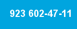 923 602-47-11